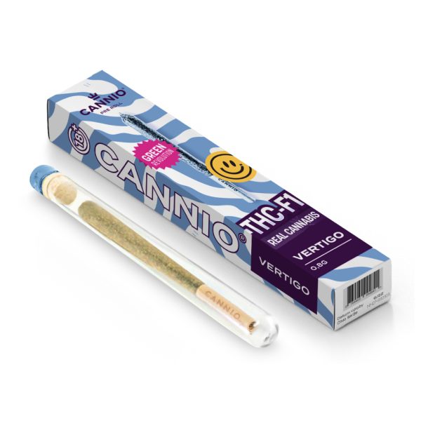 THC-F1 Pre roll - VERTIGO - 0.8g, THC <0,1 %